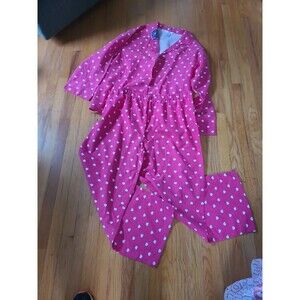 NWT Mayfair Women's 2-Piece Ultra-Soft Micro Fleece Pajama Set Sz 3x Flaw
